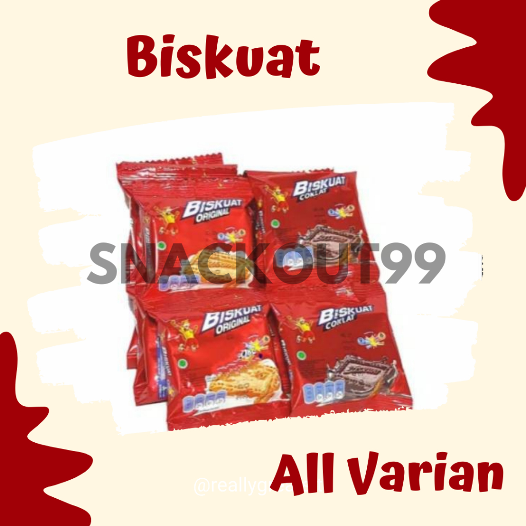 

Biskuat Biskuit Susu Renceng All Varian 10 gram x10 Pcs