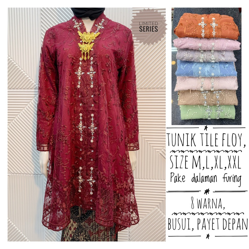 "Kebaya Tile Terlaris: Tampil Glamor dengan Gaya Tradisional"