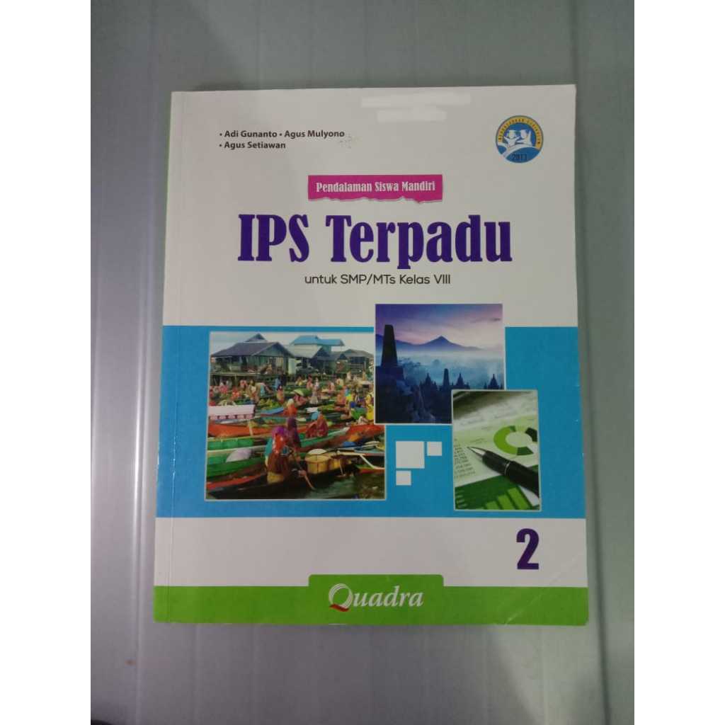 

Buku PSM IPS Terpadu SMP Kelas VIII Quadra - Kurikulum 2013 - Buku Bekas