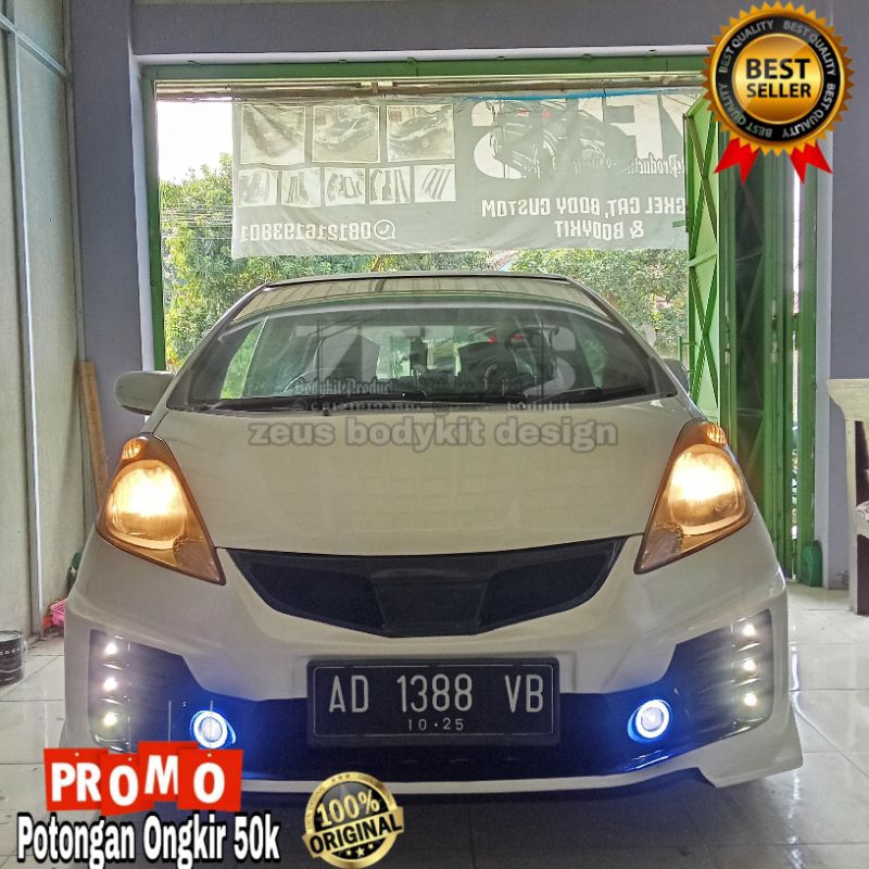 Bodykit Jazz Ge8 Adaptasi Mugen RS Depan & Side skirt