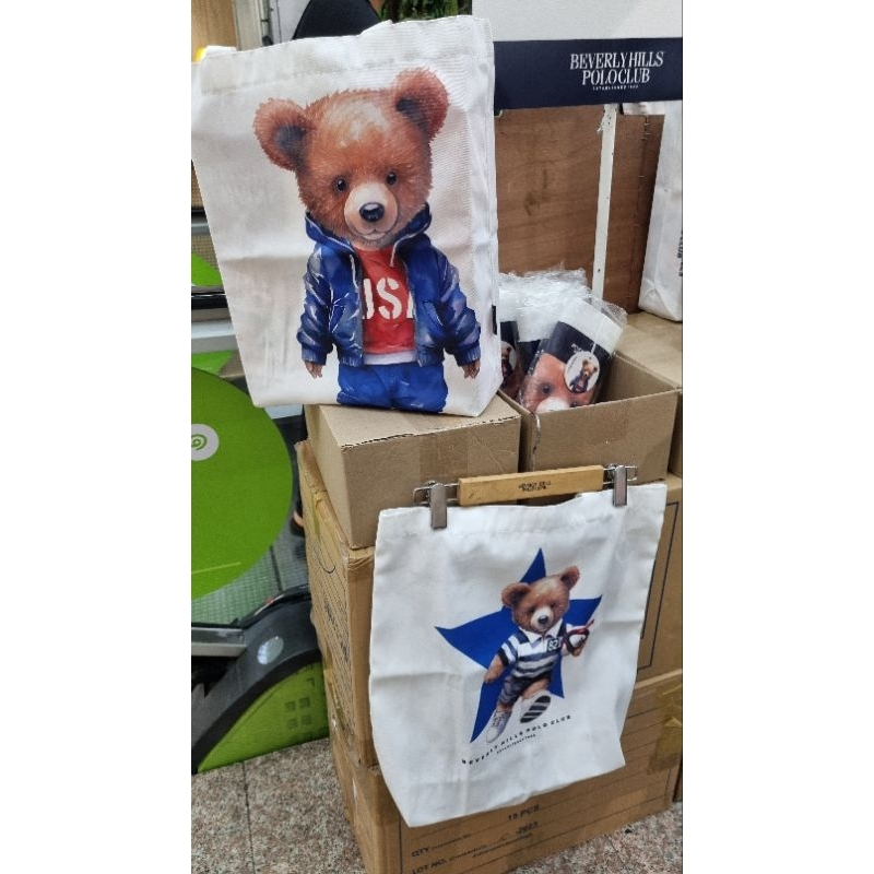 Tote Bag Polo Beverly hills / Polo Tote Bag Original / Polo Bag Original Thailand