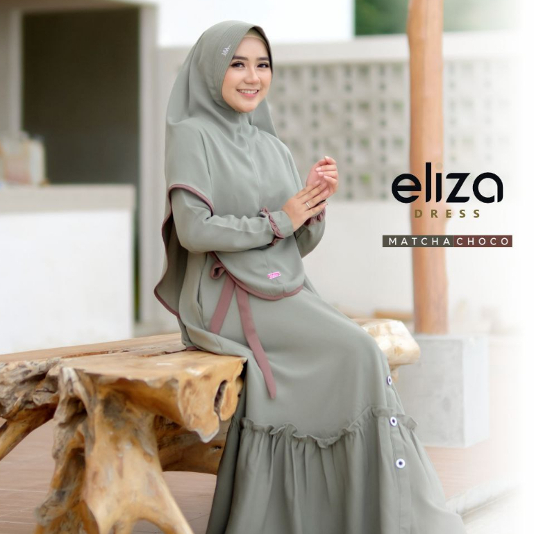 Gamis Eliza Series Dress Kondangan by Isa Hijab