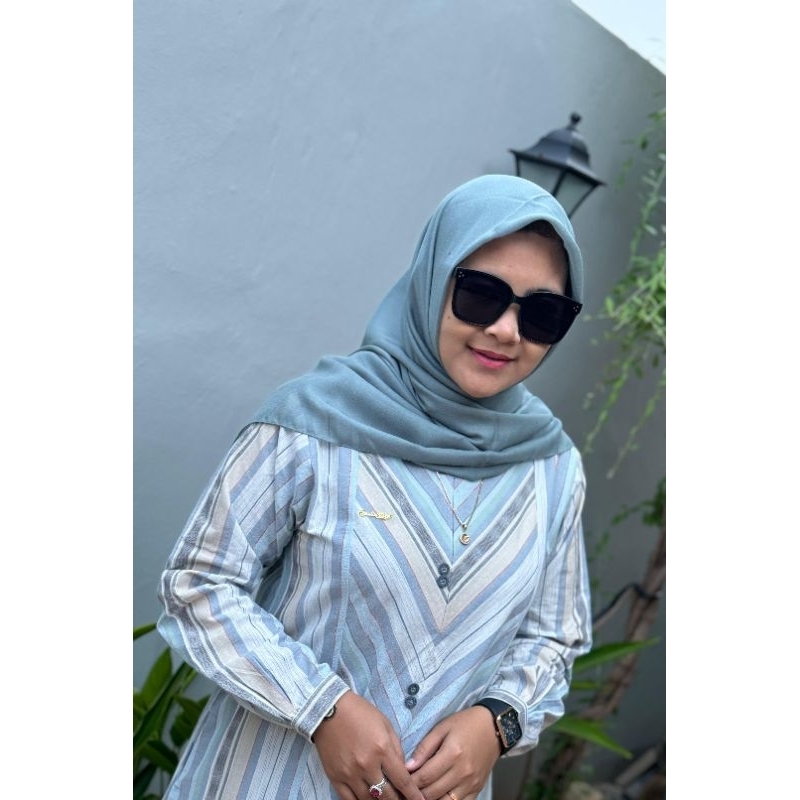 Gamis SaulinStore bahan katun triset