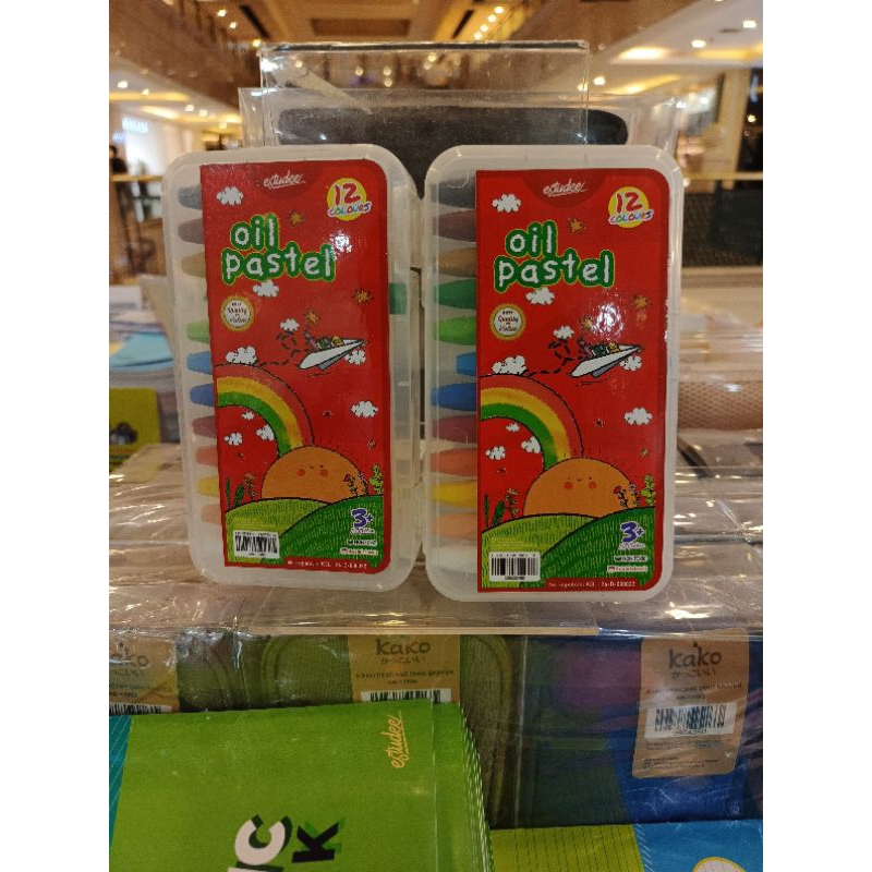 

Crayon Krayon Oil Pastel Estudee 12 Warna