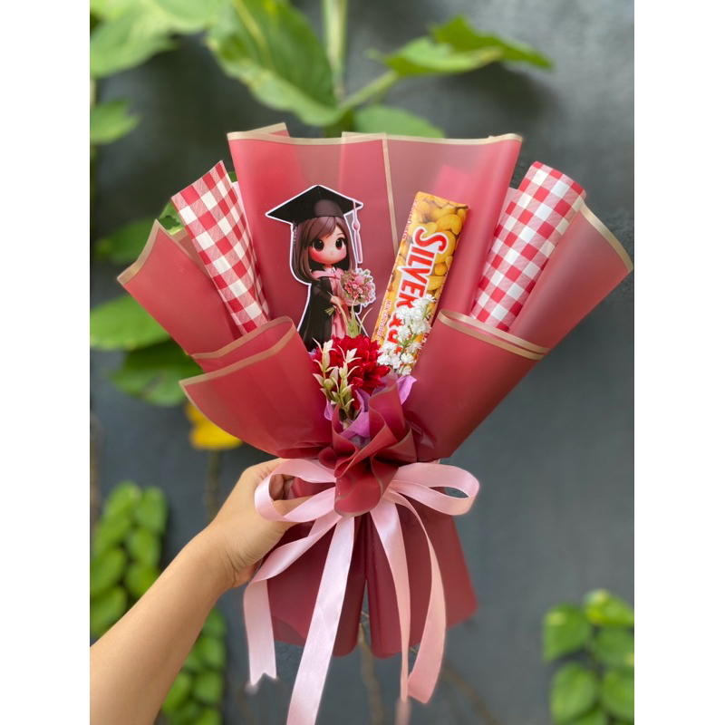 Snack bouquet / Buket snack wisuda / bouquet bunga