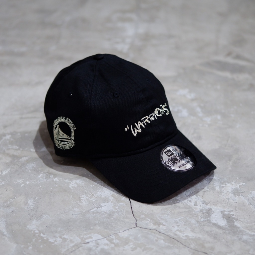 NEW ERA 9FORTY GOLDEN STATE WARRIORS LEAGUE SCRIBBLE BLACK CAP