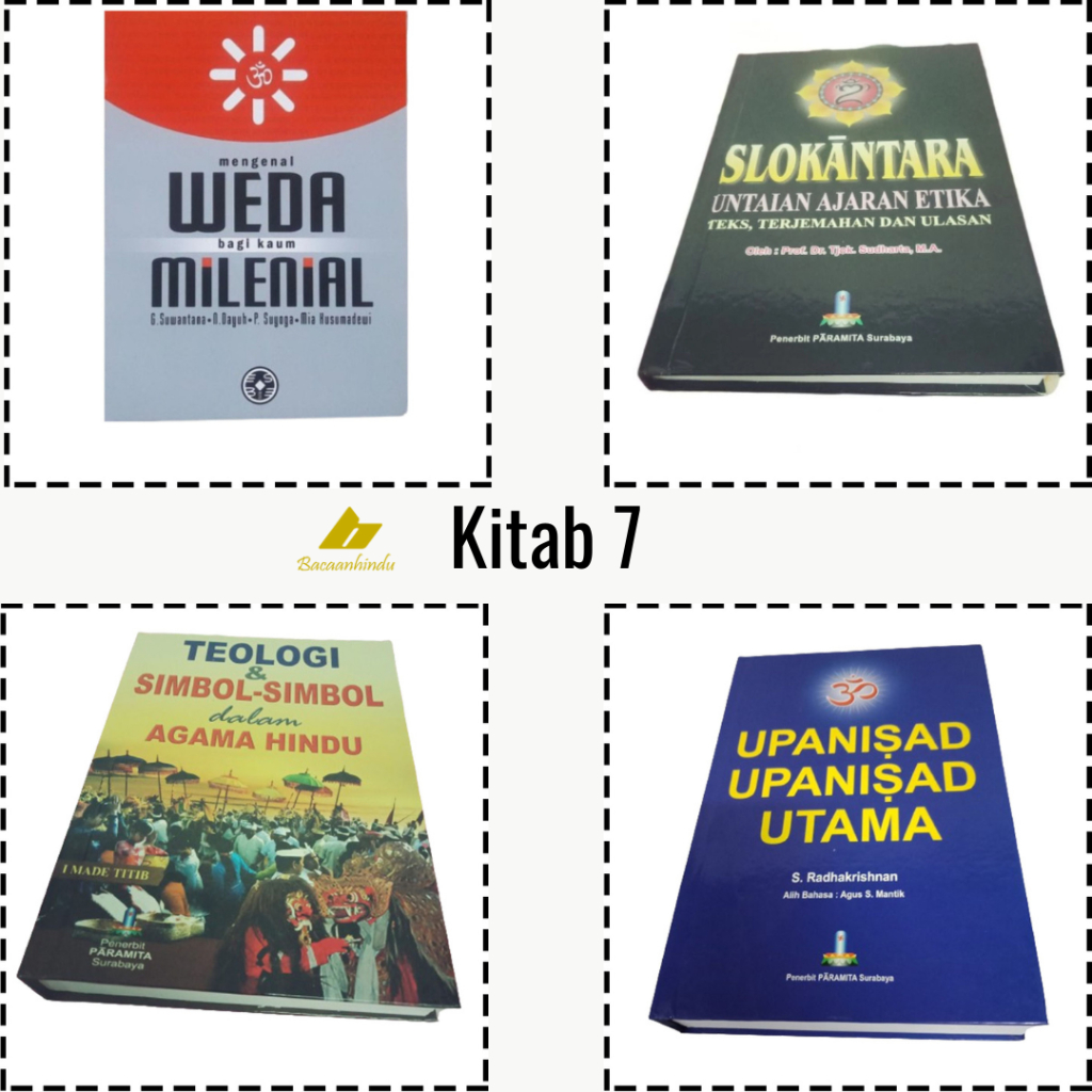 Buku Kitab 7 Weda MIlenial Slokantara Teologi Dan Simbol Upanishad Utama Agama Hindu