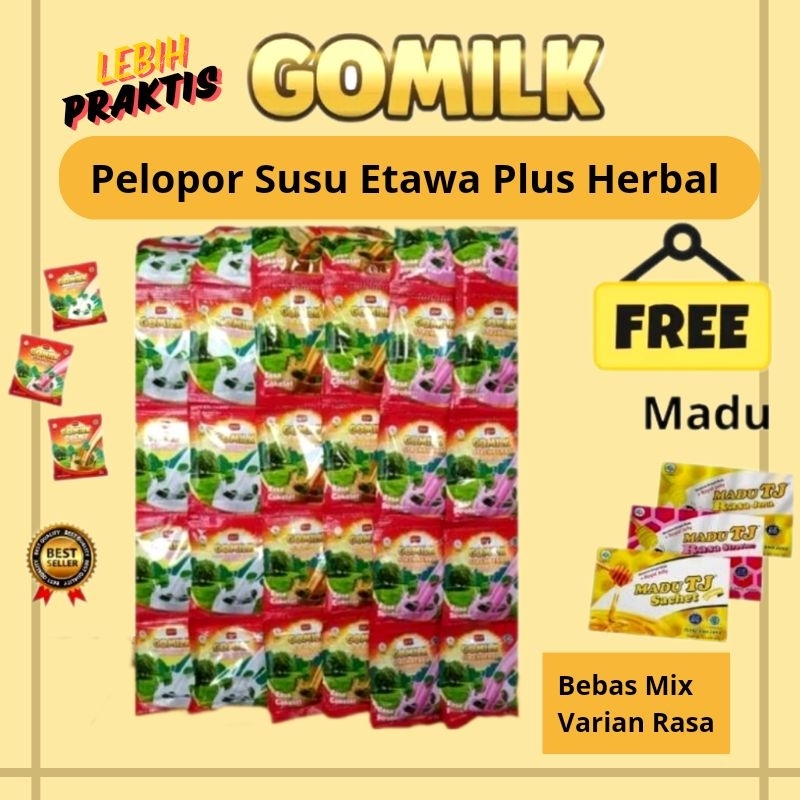 

Susu Kambing Etawa plus Herbal GoMilk Go Milk Penambah Berat Badan Daya Tahan Tubuh Susu Lansia