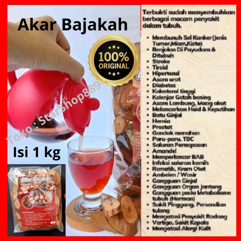 

Akar Bajakah Tunggal Original uk 1/2kg Siap Seduh