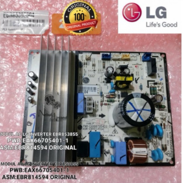 MODUL PCB OUTDOR AC INVERTER LG 1 PK T10EMV T10 EMV t10ev3, t10ev4  Untuk 1 PK ORIGINAL PRODUK LG