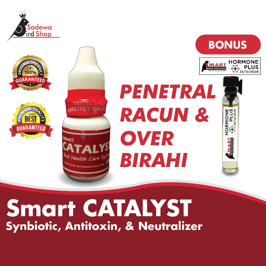 SMART CATALYST, SUPLEMEN SINBIOTIK UNTUK MENGHILANGKAN RACUN DI TUBUH BURUNG | SMART MASTERING