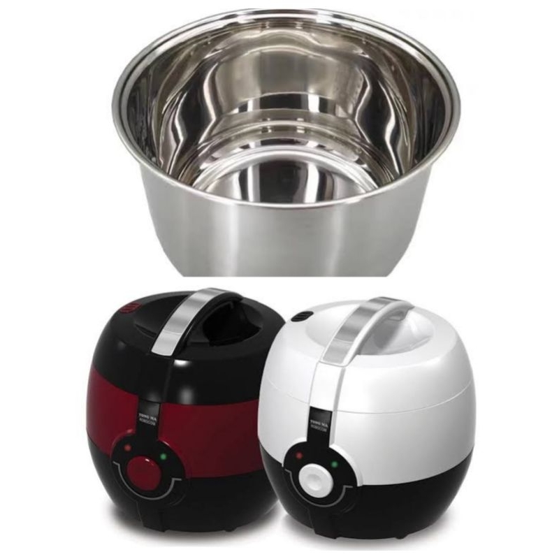 (PANCI SAJA) Panci Stainless Steel Innerpot Utk Magic Com Yong Ma  Robocom YMC 302 /MC 1300 /MC 1400