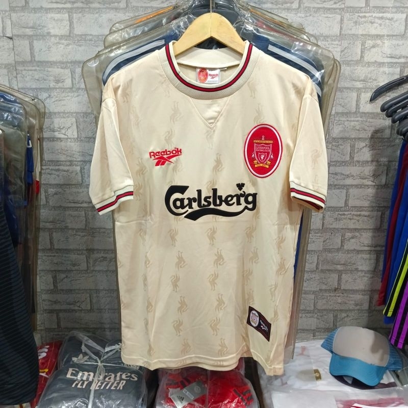 JERSEY BOLA RETRO LIVERPOOL AWAY 1996 1997