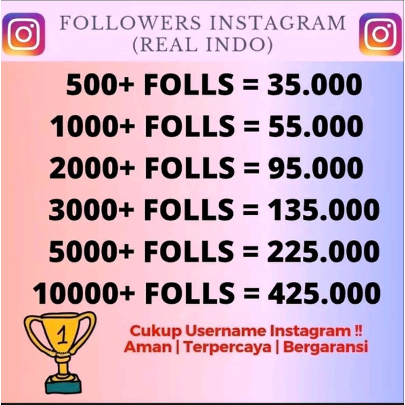 FOLLOW3RS G REAL INDO SUPER FAST