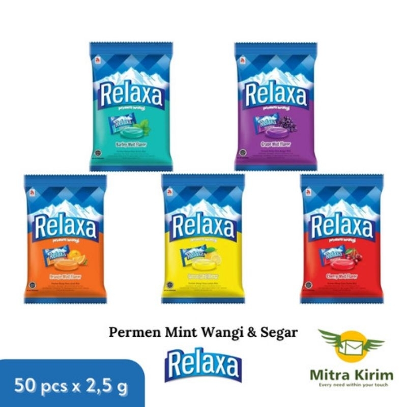 

Permen Relaxa 1 Pack Isi 50pcs