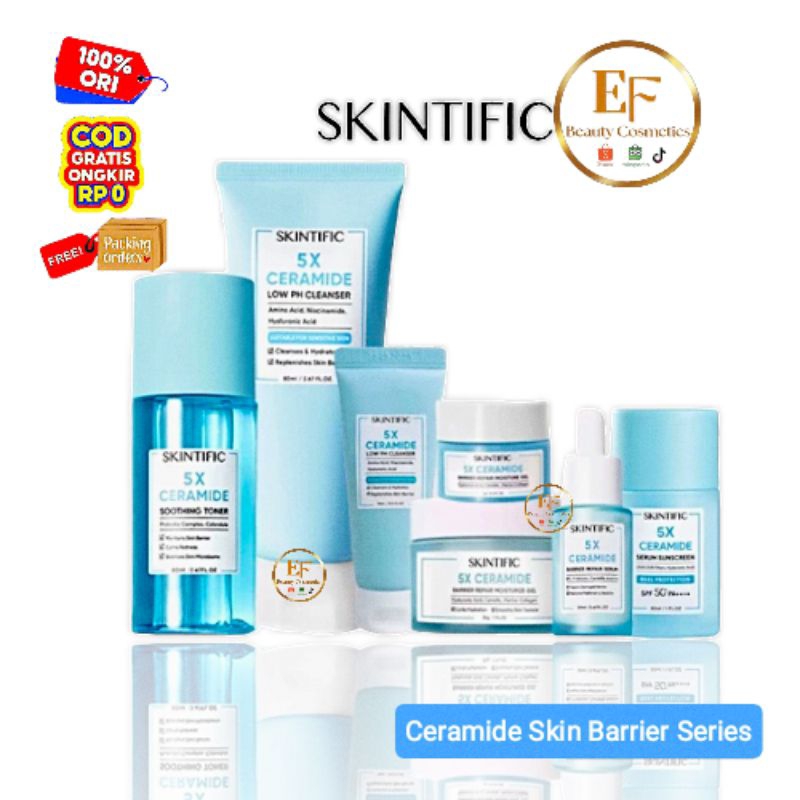 SKINTIFIC 5X Ceramide Series Lengkap - Perawatan Semua Jenis Kulit