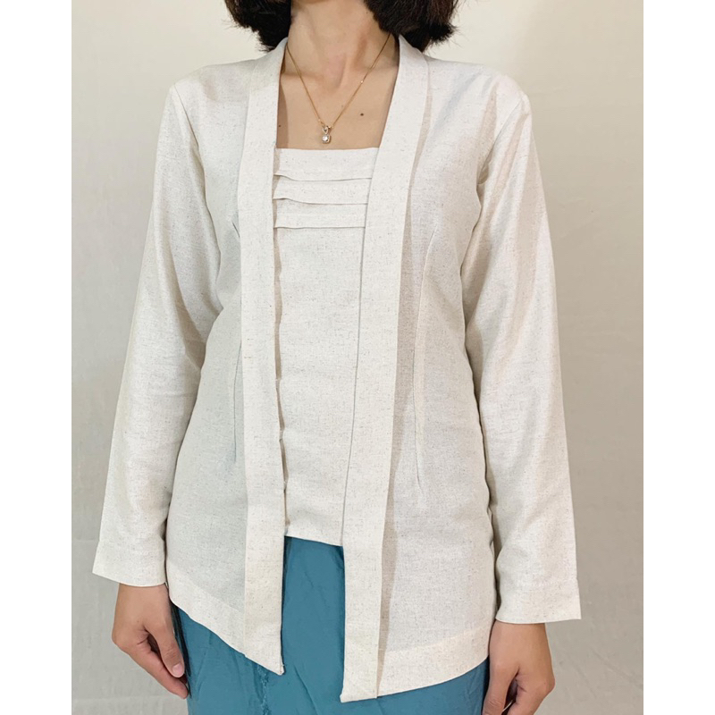 SAGARA Gandira Kebaya Linen Polosan
