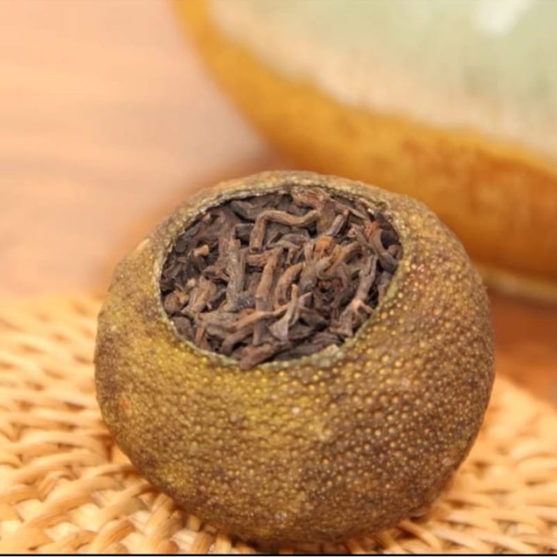 

Pu Er Orange Citrus / Pu Er Kulit Jeruk / Chinese Tea Qing Gan Pu Er