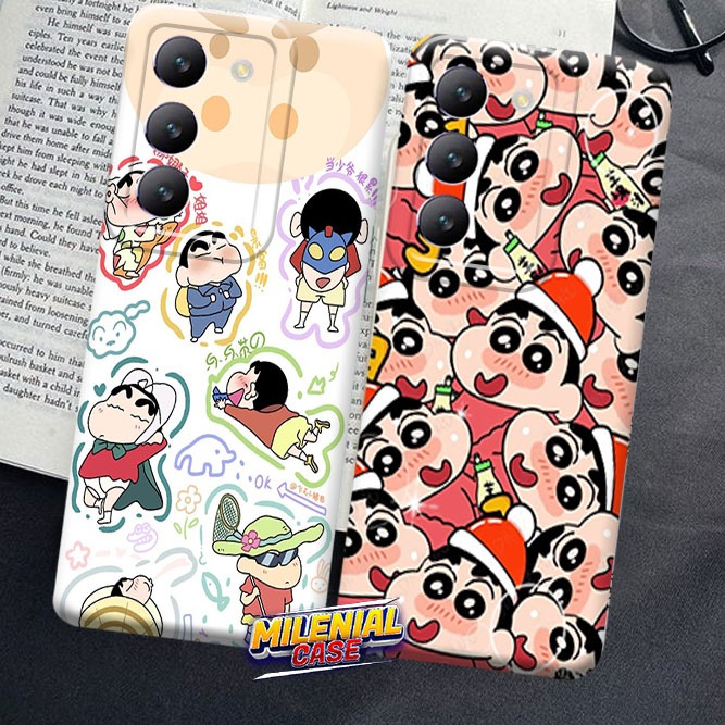 (MJA04) Softcase Vivo Y100 5G/Y100 4G Clear case Motif Kartun Pro Camera Camera belakang