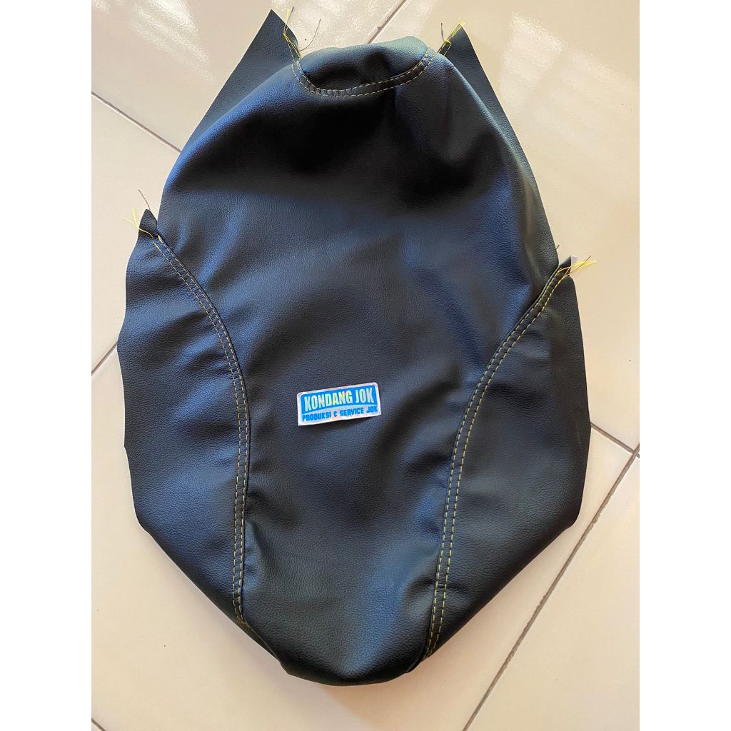 Sarung Kulit Jok Motor Polos //Variasi Benang Jahit Warna//BEAT OLD/NEW//MBTECH