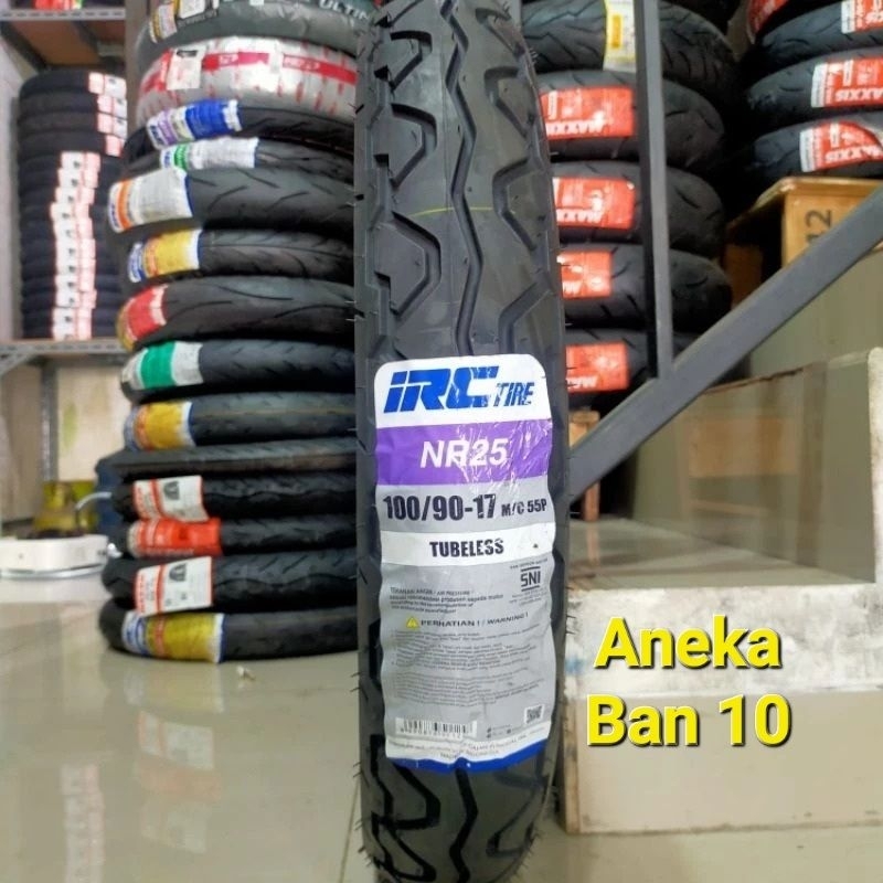 Ban IRC 100/90-17 NR25 Tubeless Ban Belakang Verza