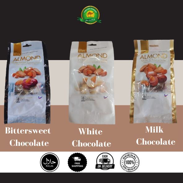

Tyl Almond White Chocolate Milk Chocolate Assortment Chocolate Dark Chocolate Cokelat Almond Putih