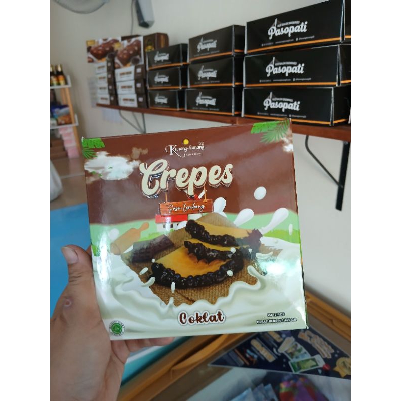 Kunang Crepes Susu Lembang Coklat