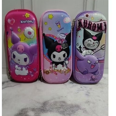 

Tempat pensil kuromi sleting dan timbul