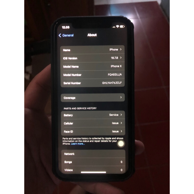 iPhone X 64gb bypass baseband