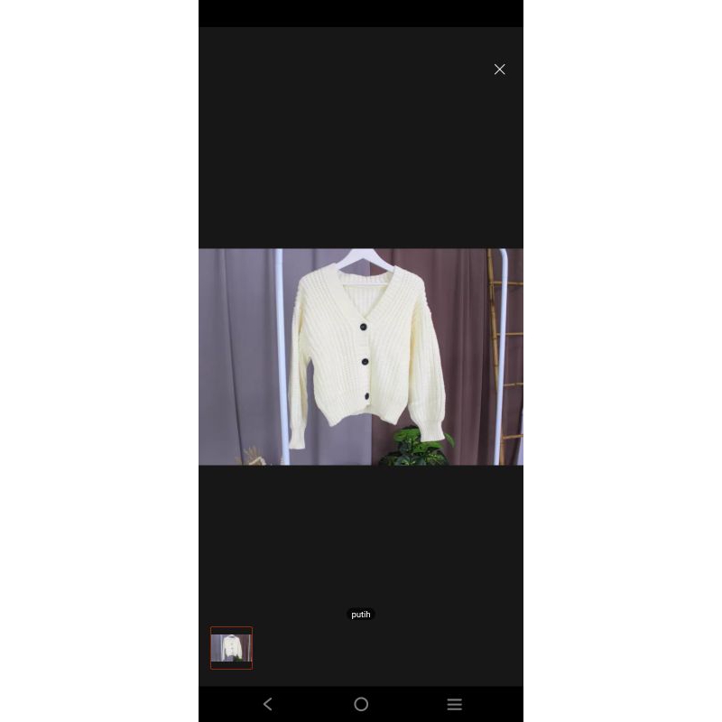 BAJU RAJUT CROP / CARDIGAN CROP KANCING 3 /  RAJUT PREMIUM / BAJU RAJUT WANITA