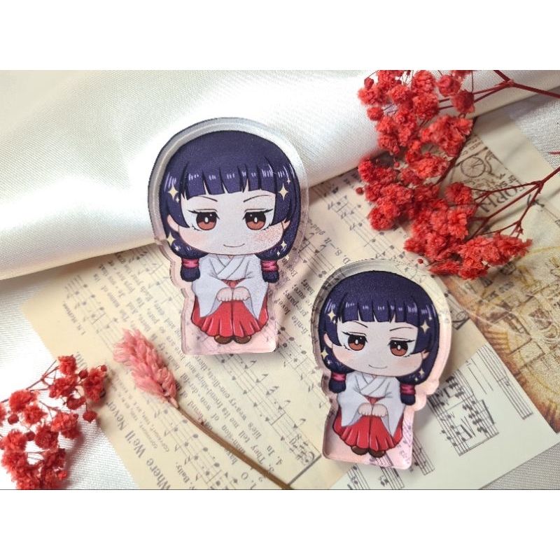 Acryllic block Rukappu Iori Utahime Fanmerch Jujutsu Kaisen by renregalia