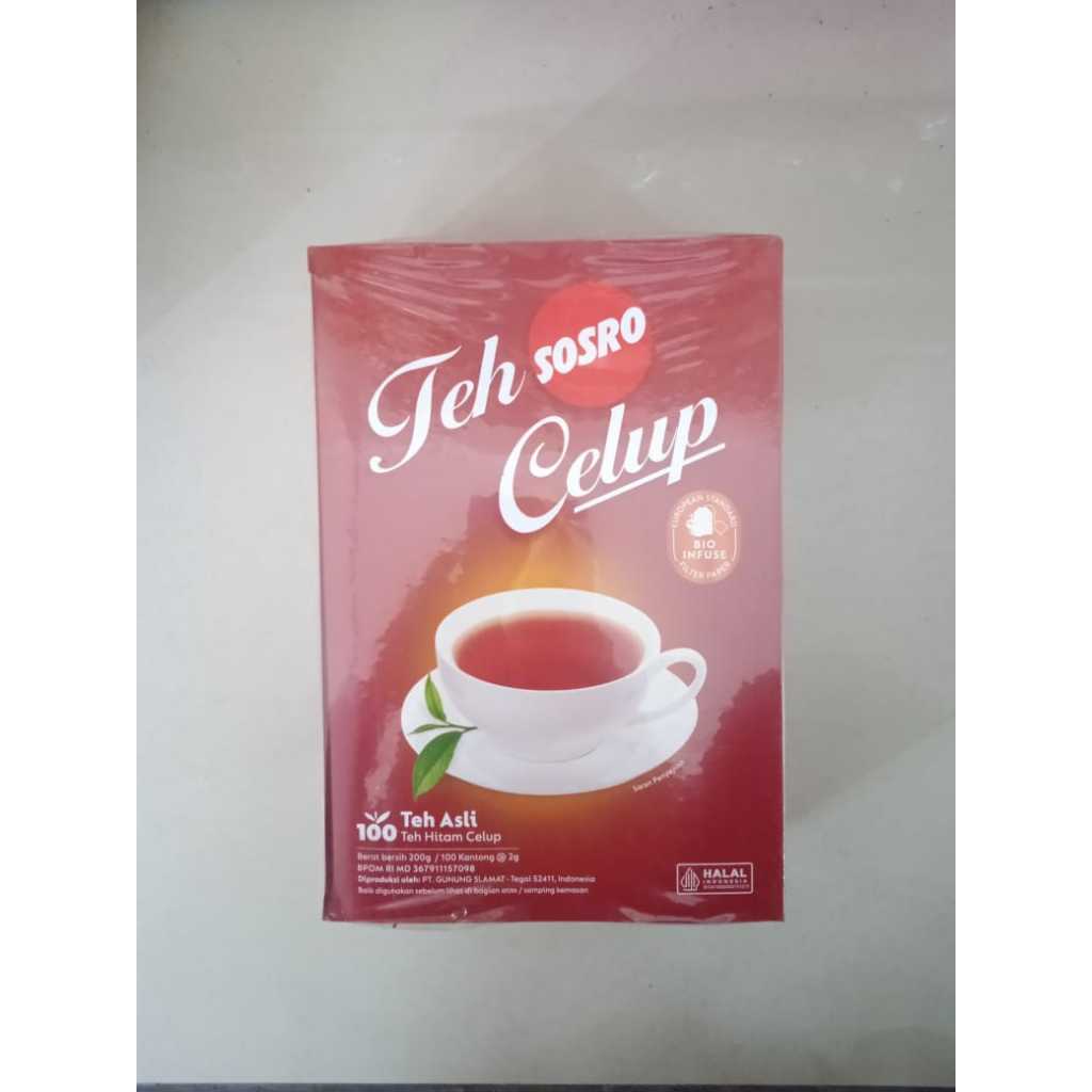 

TEH CELUP SOSRO MERAH 100pcs