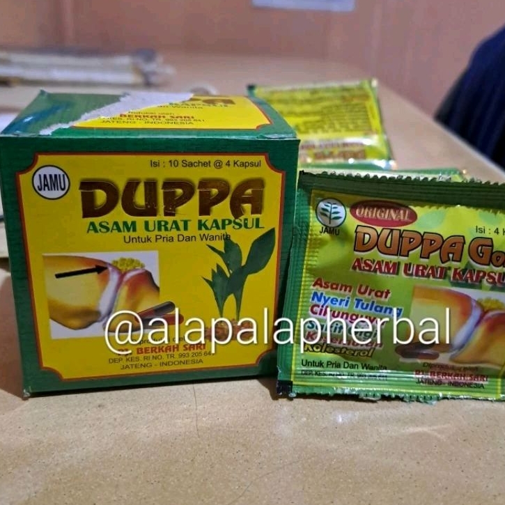

duppa kapsul original dupa asam urat pegalinu