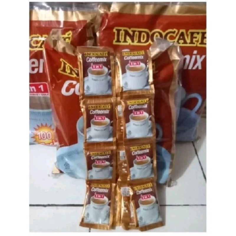 

kopi Indocaffe Coffemix 3 in 1 (1 Renceng isi 10 Sachet)