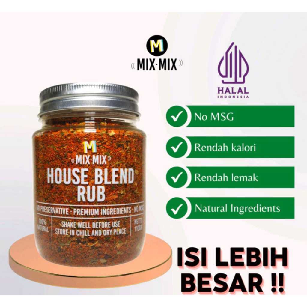 

Bundle paket Mixmix Dry Rub isi 3 toples 110gr