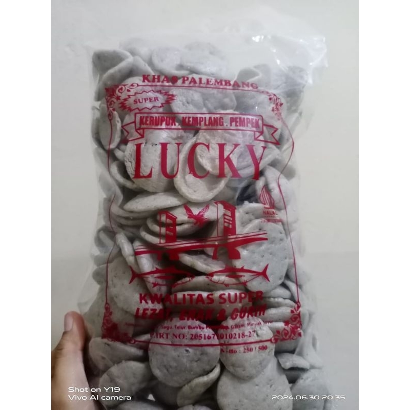 Kerupuk Rasa Jengkol Palembang Merk Lucky