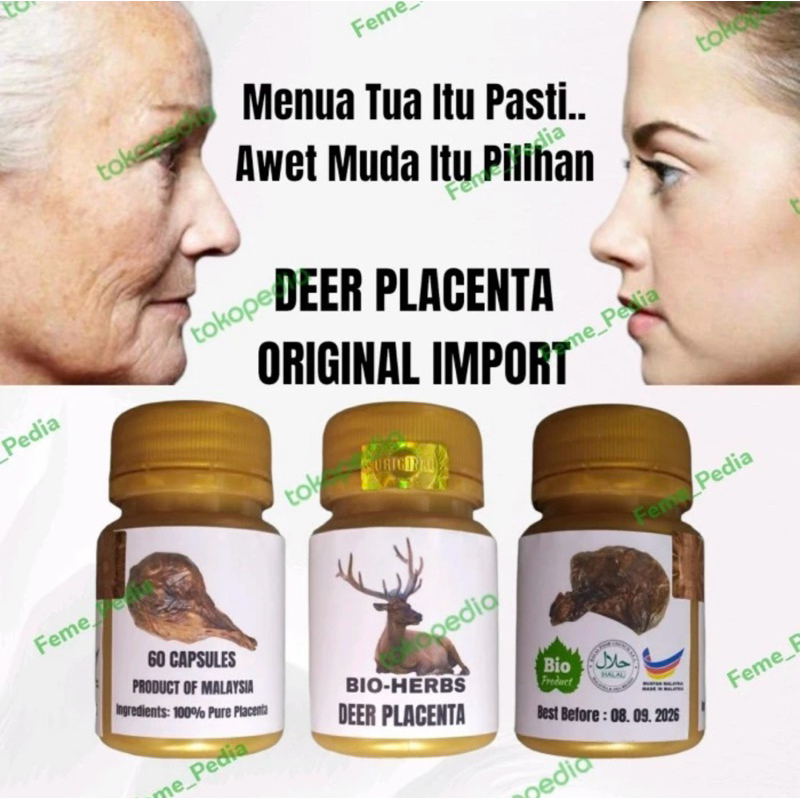 DEER PLACENTA NEW ZEALAND EXTRACT PURE ORIGINAL PLASENTA RUSA PREMIUM 5KMG