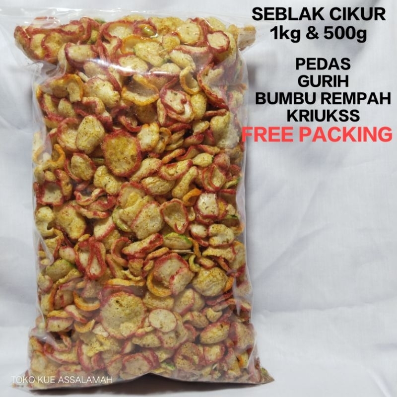 

Seblak Kering 1kg / Seblak Kencur / Kerupuk Bantat / Seblak Viral / Seblak Grosir