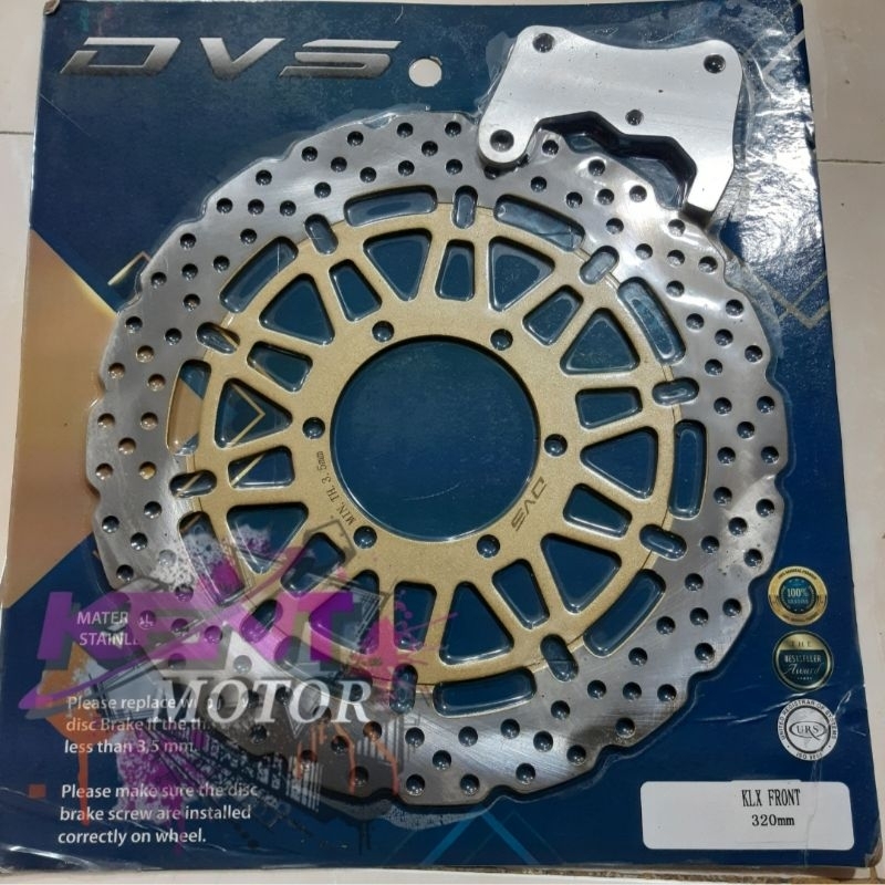 Piringan cakram lebar KLX150 320MM - disc cakram KLX LEBAR 320MM