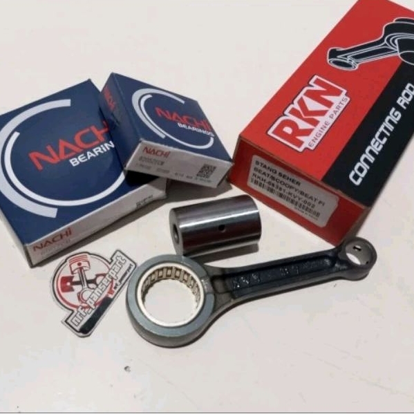 STANG SEHER BEAT KARBU KVY//CONROAD PISTON SET BEARING KRUG AS/LAHER KRUK AS HONDA BEAT SCOOPY SPACY