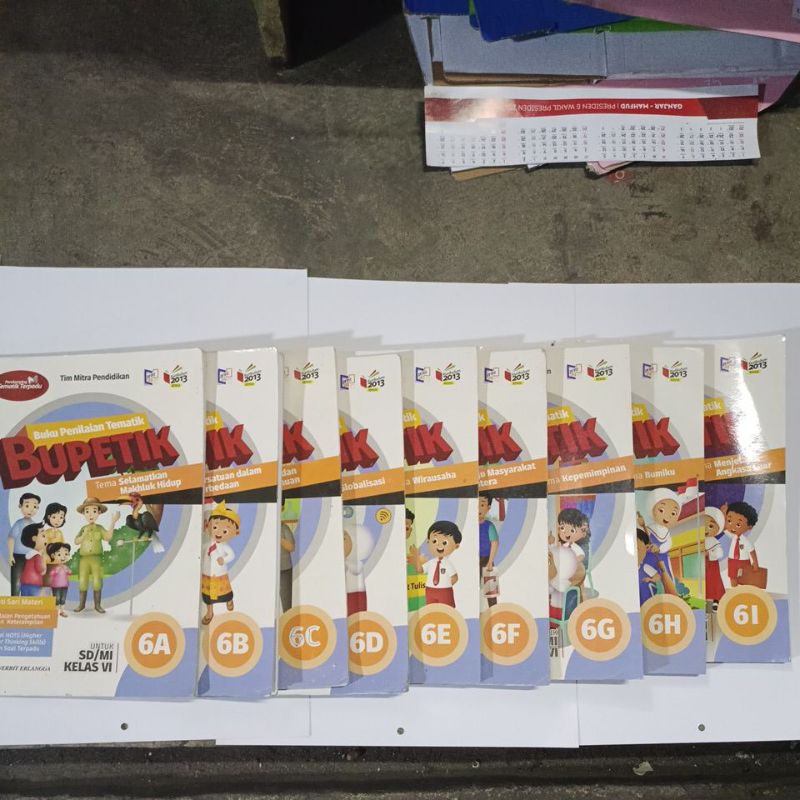 Bupetik kelas 6A,B,C,D,E,F,G,H,I.SD kurikulum 2013 revisi