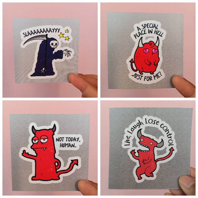 

sticker vinyl lucu waterproof by plotwist (seri 10)