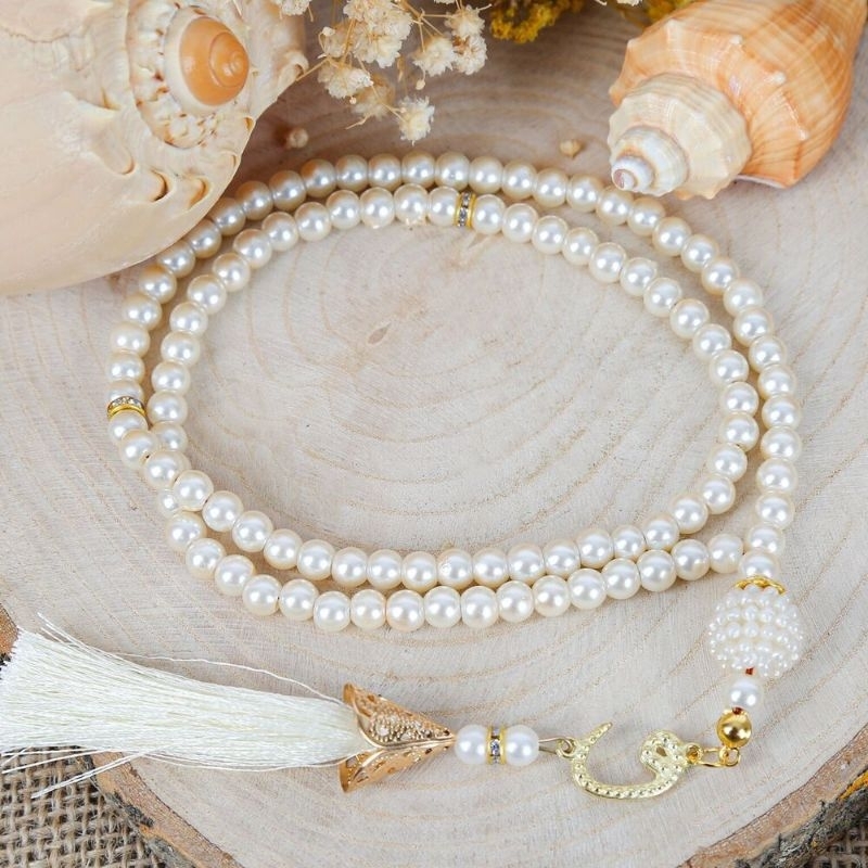 Tasbih Mutiara Rumbai Turki / Tasbih Mutiara Huruf Waw Turki