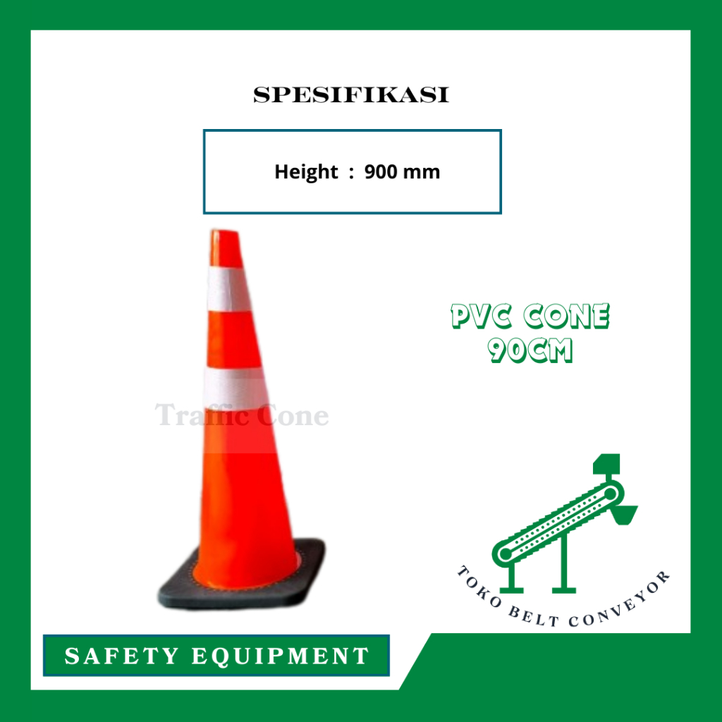 Traffic Cone PVC Cone 90cm Safety Equipment