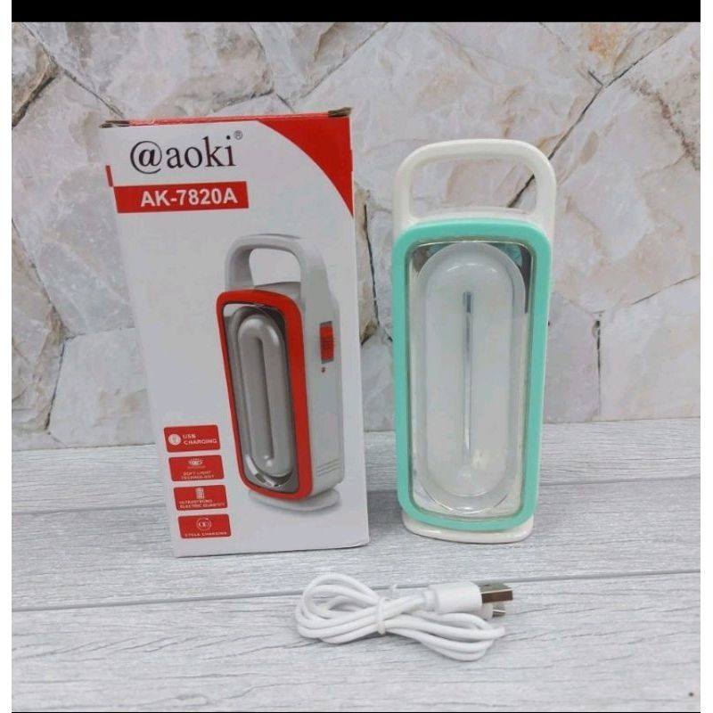 lampu emergency Aoki AK-7820A lampu darurat lampu meja LED
