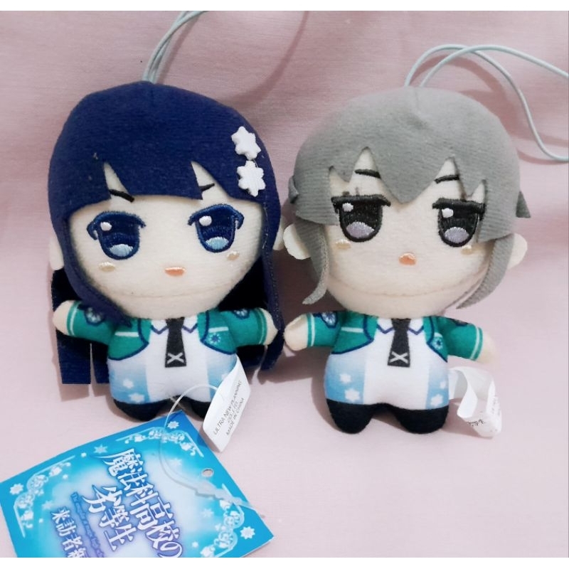 Mahouka Koukou no Rettousei Shiba Tatsuya, Shiba Miyuki, Kitayama Shizuku Mini Anime Plush Nuigurumi