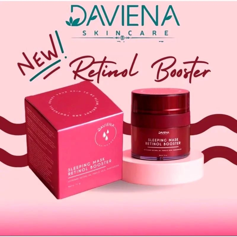 { LANGSUNG KIRIM} RETINOL DAVIENA SKINCARE RETINOL BOOSTER SLEEPING MASK 100% ORI