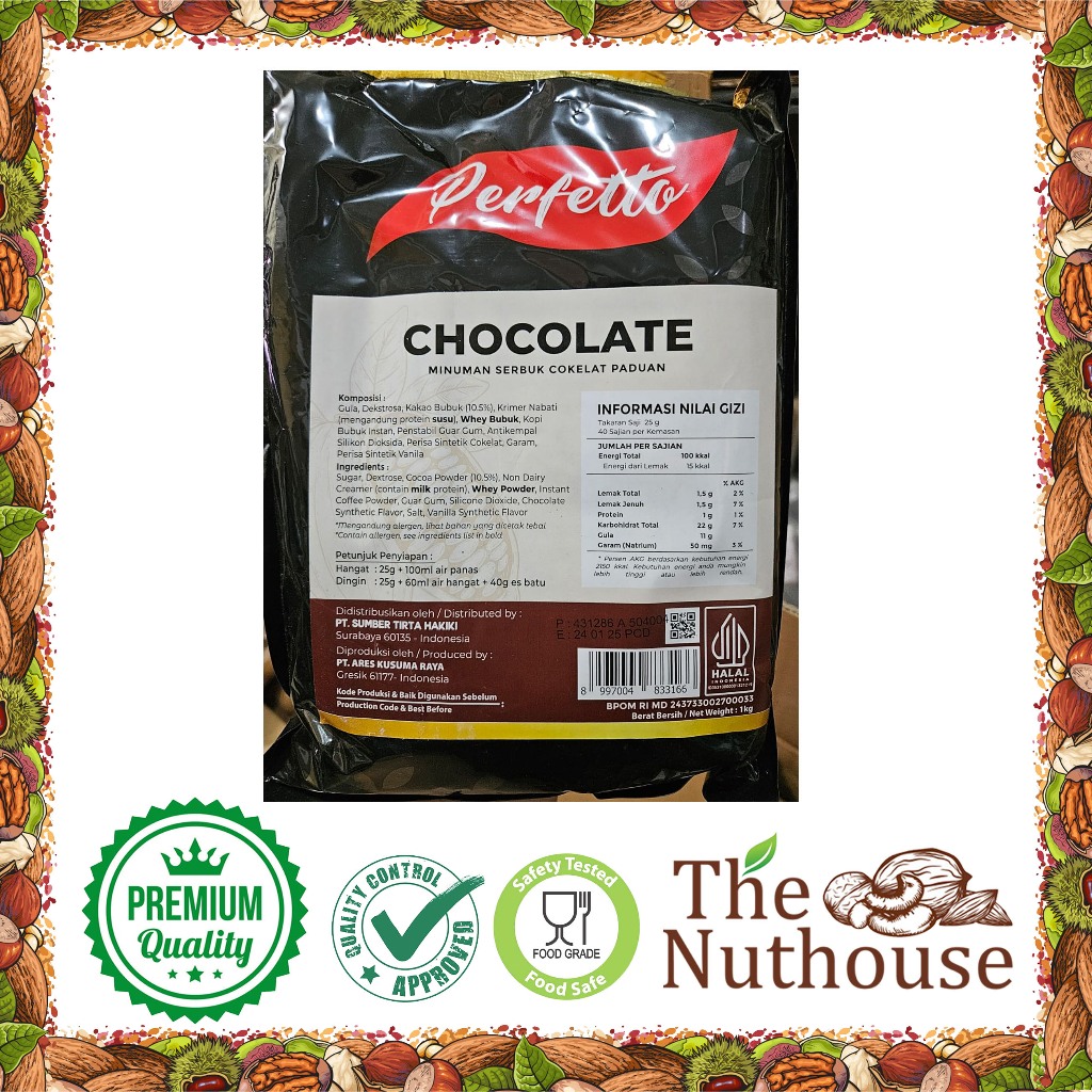 

PERFETTO Chocolate Flavored Powdered Drink / Minuman Serbuk Rasa Coklat 1kg [HALAL]