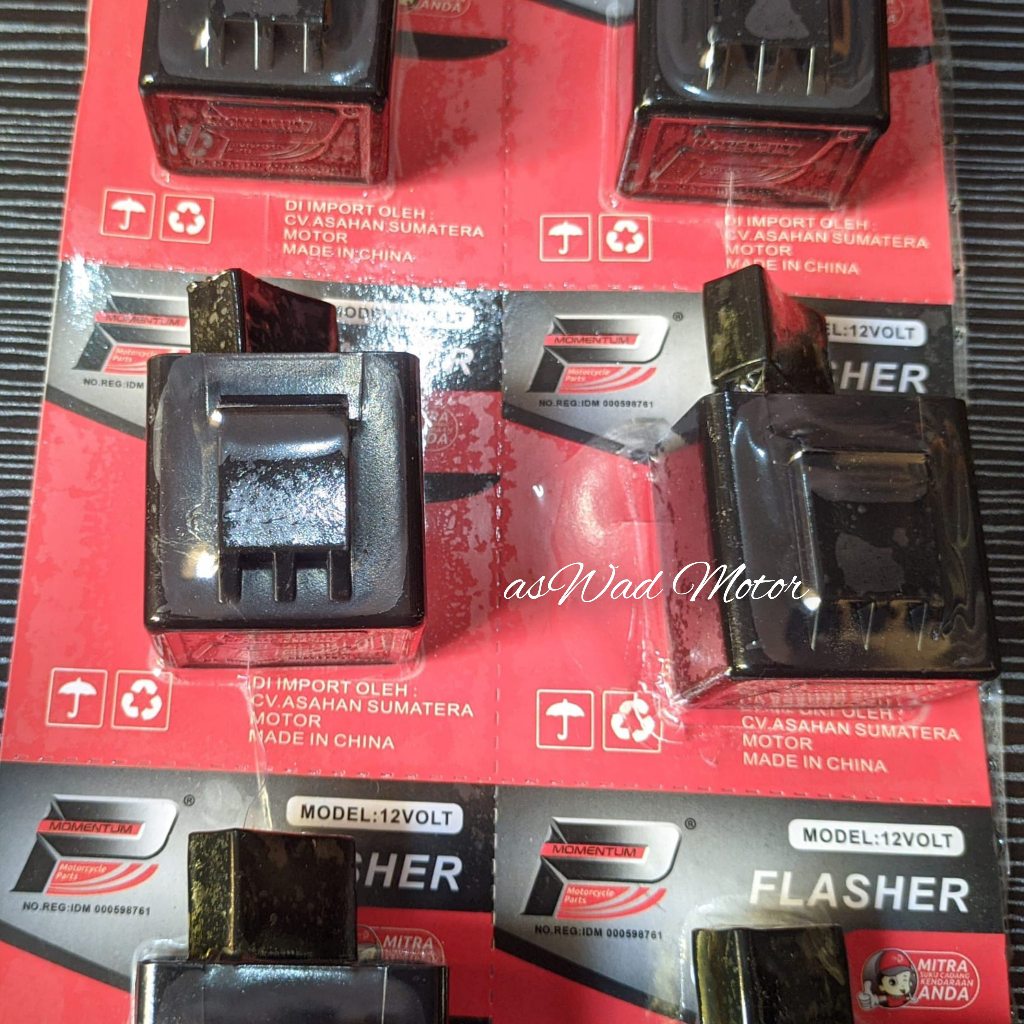 Flasher Sein Motor Standar Universal / Plaser Sen Kedip / Flaser Lampu Sen / Flasher Sein Lampu Kedi