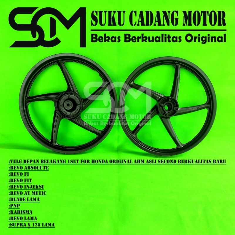 Velg depan belakang For Honda Revo absolute Blade Revo injeksi barang second cabutan100%Ori